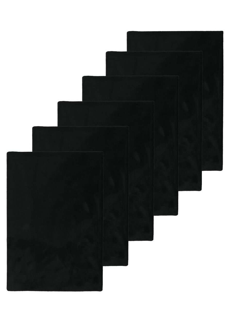 iets Hick Editie rekbare boekenkaften zwart - 6 stuks - HEMA