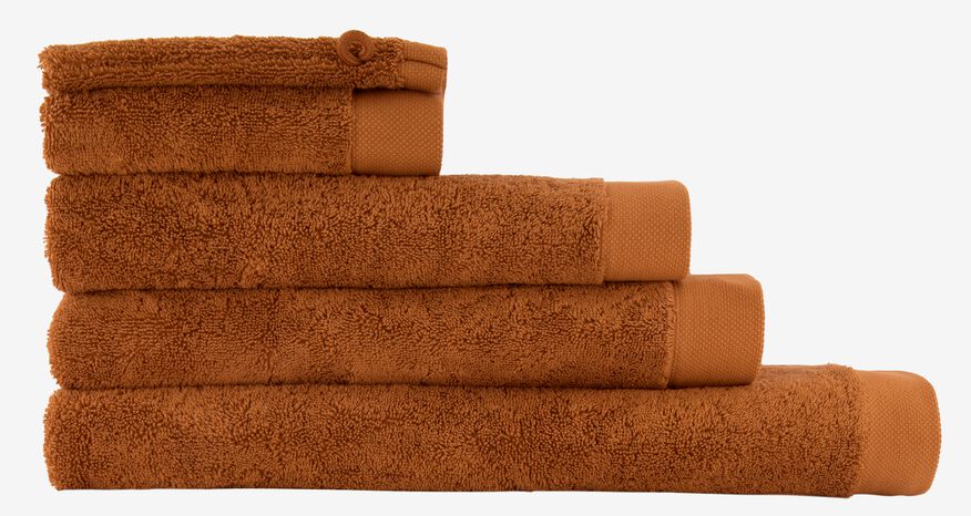 handdoeken hotel extra zacht bruin - HEMA