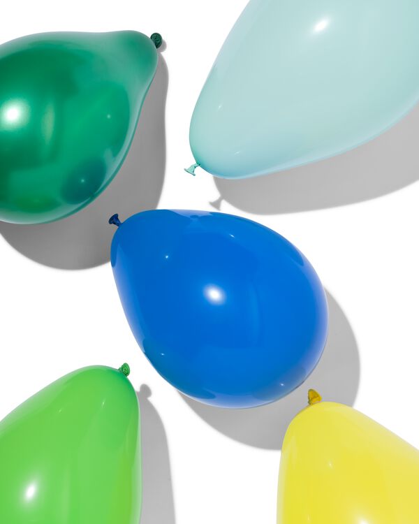 ballonnen Ø23cm groen - 10 stuks - 14250026 - HEMA
