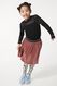 kinder mesh top met flock zwart zwart - 1000029334 - HEMA