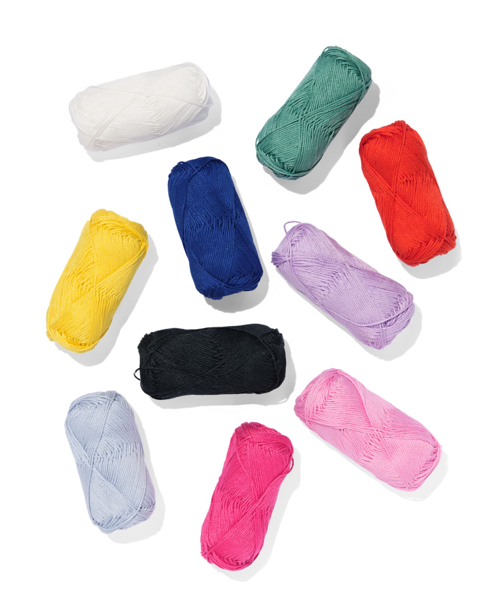 katoen garen wit 50gram 105meter - 60760014 - HEMA