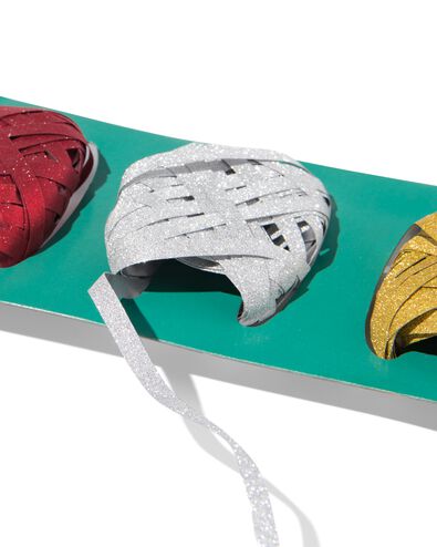 cadeaulint glitter - 3 stuks - 25340172 - HEMA