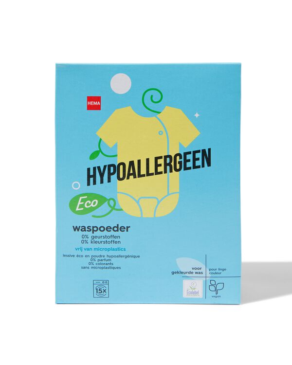 eco wasmiddel hypoalergeen voor gekleurde was 1kg - 20520067 - HEMA