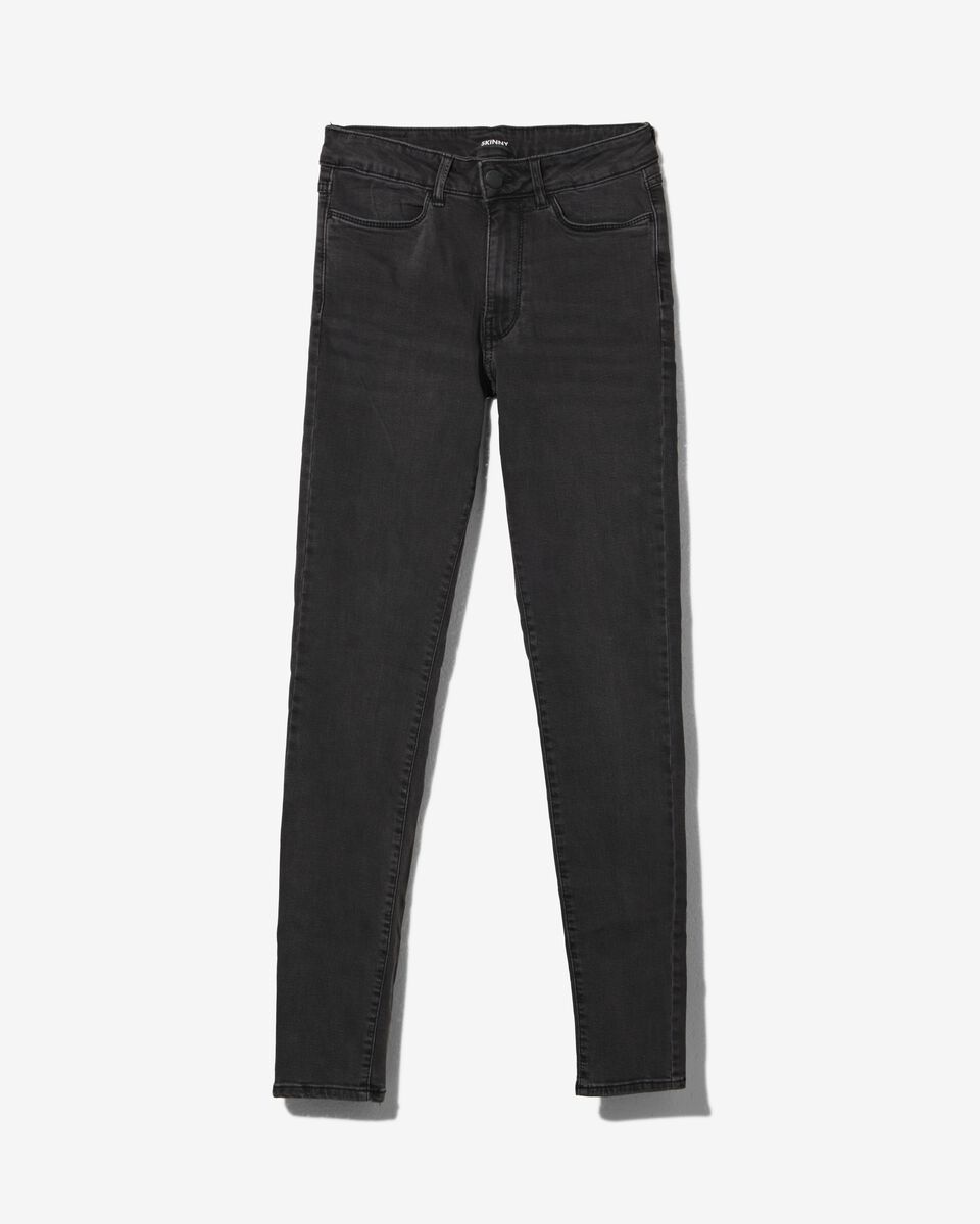 dames jeans - skinny fit zwart 42 - 36307536 - HEMA