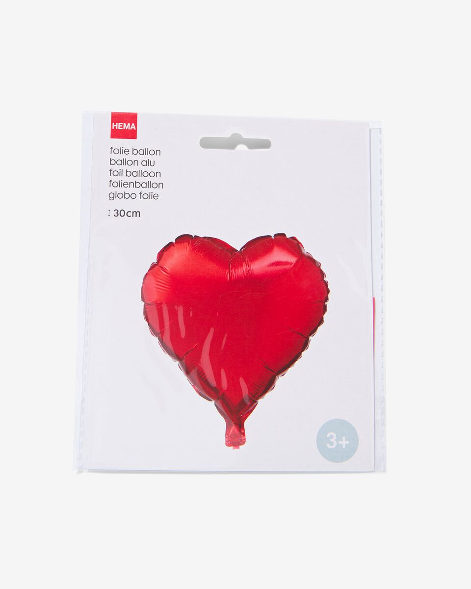 Inspecteren stem Soedan folieballon hart 16 cm - HEMA