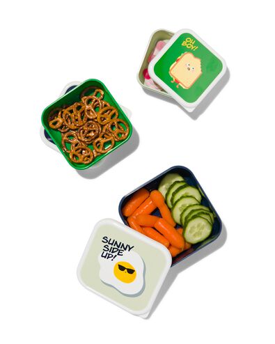 snackbox voedsel 3-delig - 80670046 - HEMA