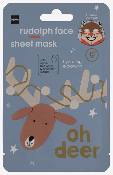 gezichtsmasker Rudolph - 17800032 - HEMA