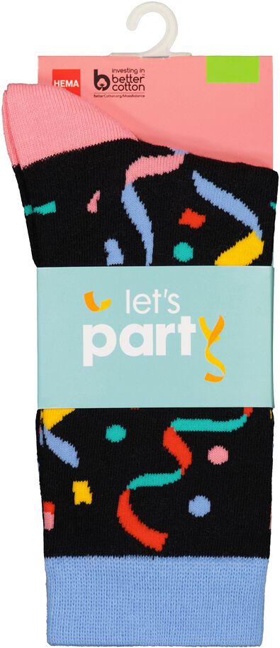 sokken met katoen lets party - 4103407 - HEMA
