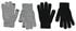 kinderhandschoenen met touchscreen - 2 paar zwart zwart - 1000020805 - HEMA