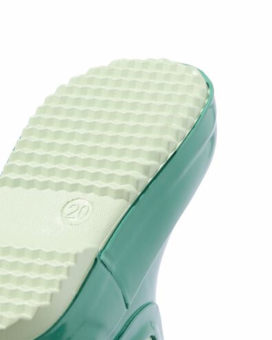 baby regenlaarzen rubber groen groen groen - 33240140GREEN - HEMA