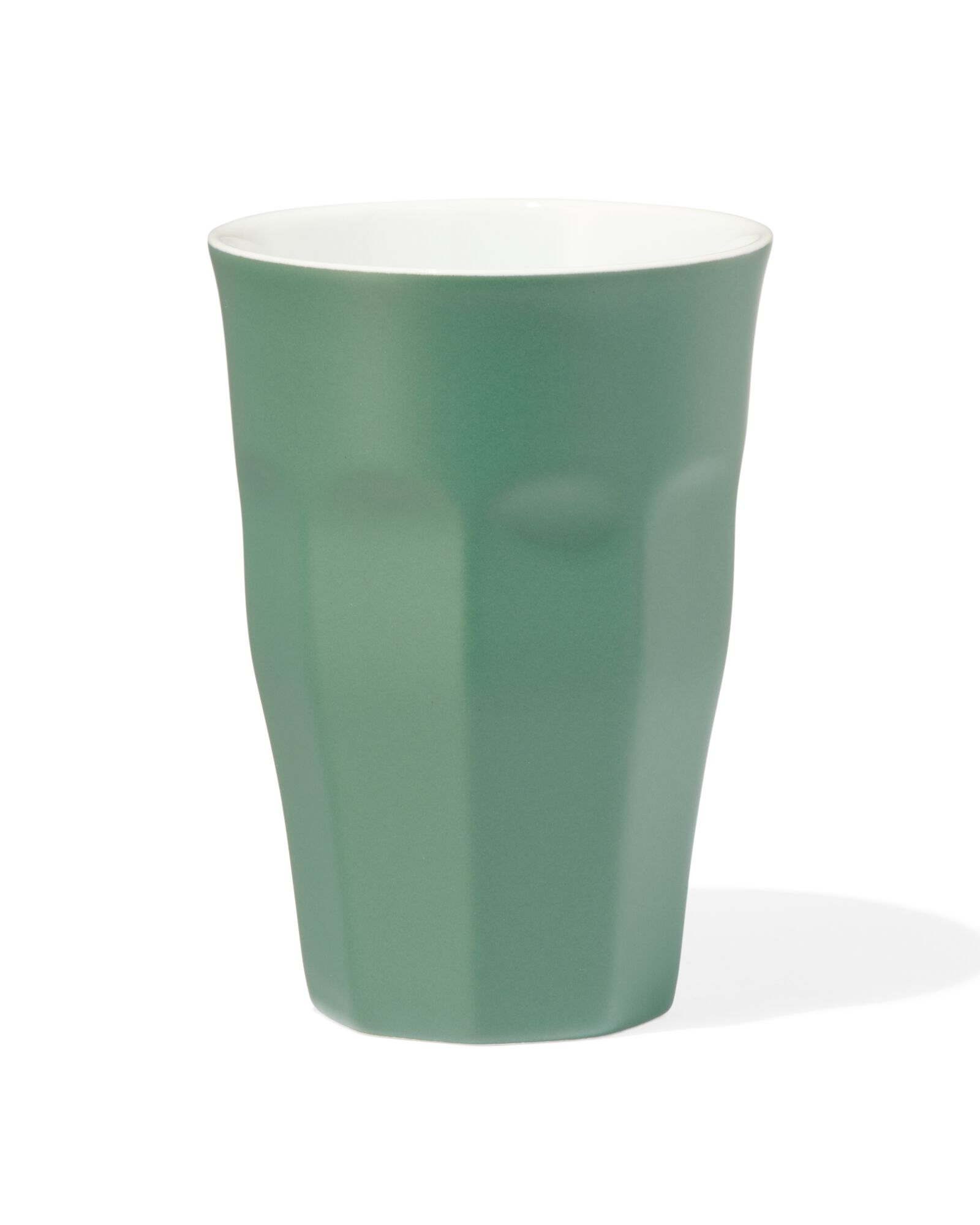 mok 330ml Mirabeau aardewerk donkergroen - 9602626 - HEMA