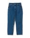 dames jeans straight fit middenblauw middenblauw - 1000030532 - HEMA