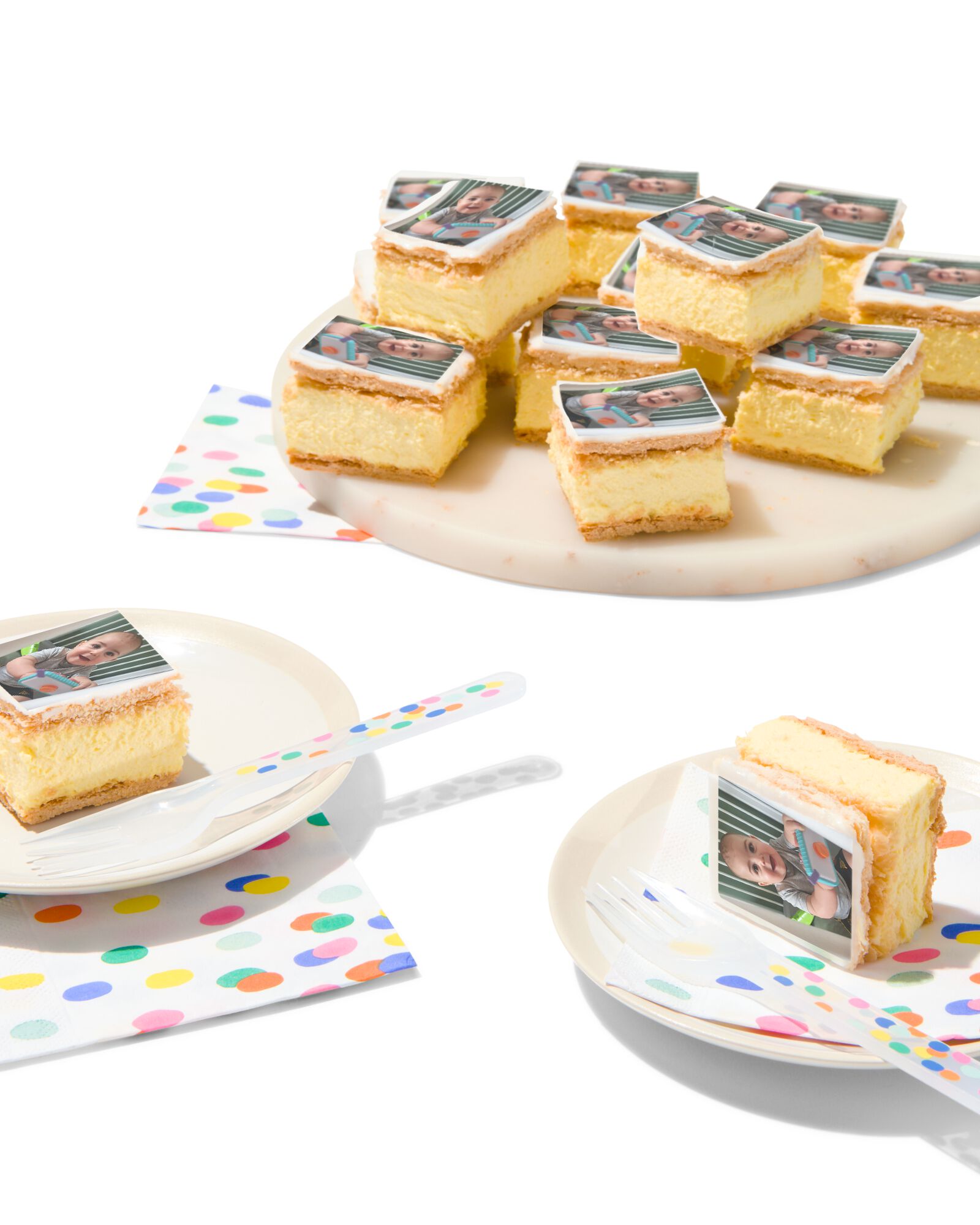 mini tompouce foto 12 stuks - 6311019 - HEMA