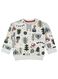 babysweater grijsmelange - 1000016890 - HEMA