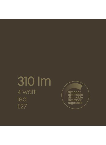 LED lamp 4W - 310 lm - peer - goud - 20020070 - HEMA