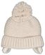 baby muts met oorwarmers gebreid ivoor 0-4 m - 33228331 - HEMA