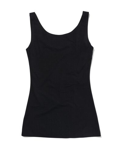medium corrigerend hemd zwart M - 21580512 - HEMA