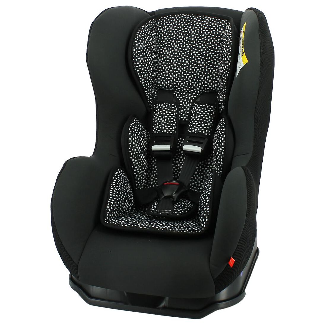 Buskruit Plotselinge afdaling entiteit autostoel baby 0-25kg zwart/witte stip - HEMA