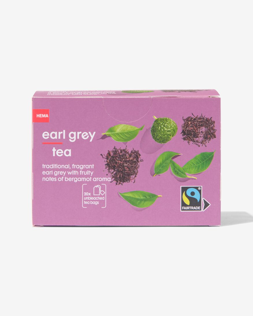 zwarte thee eary grey - 20 stuks - 17190105 - HEMA