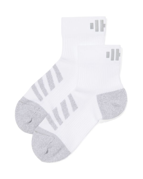 hardloopsokken - 2 paar wit wit - 4400045WHITE - HEMA