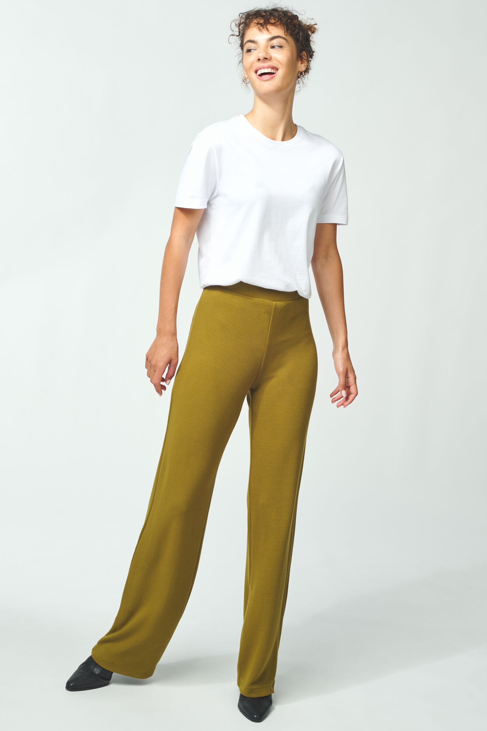 dames broek Lora groen - 1000028875 - HEMA