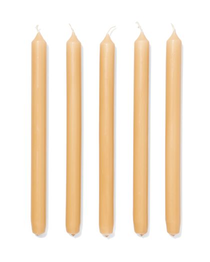 lange huishoudkaarsen Ø2.2x29 naturel - 12 stuks - 13502930 - HEMA