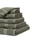 handdoek 50x100 zware kwaliteit - legergroen legergroen handdoek 50 x 100 - 5200702 - HEMA