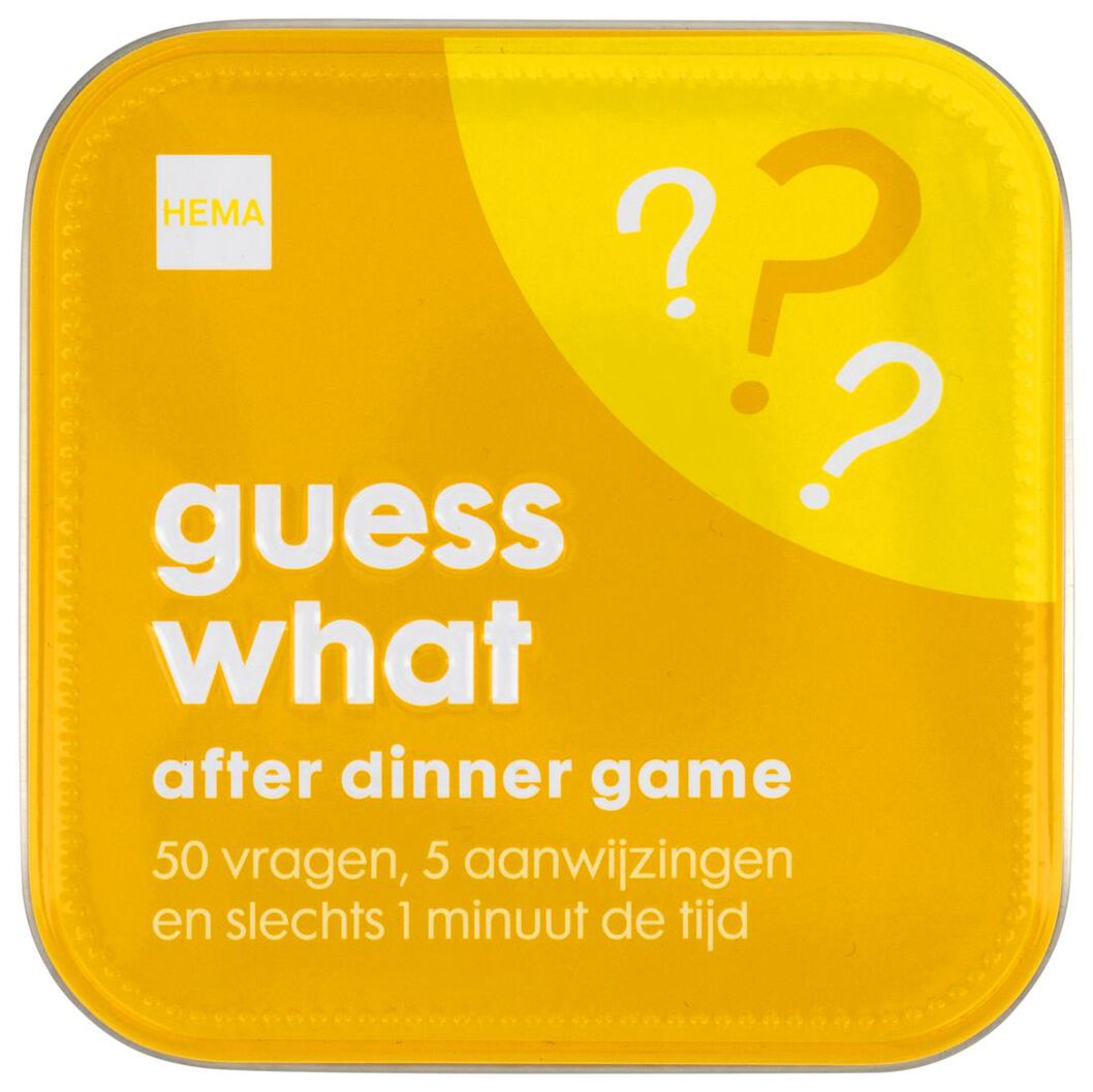 after dinner game - guess what - 61160106 - HEMA