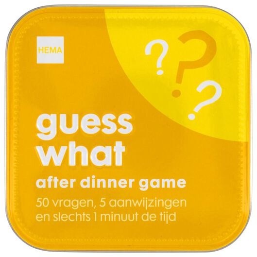 after dinner game - guess what - 61160106 - HEMA