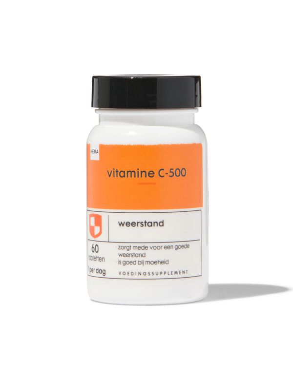 vitamine C-500 mg - 60 stuks - 11402226 - HEMA