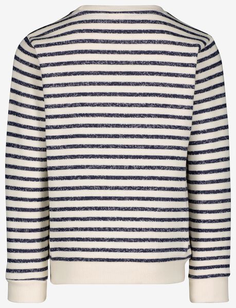 kinder sweater met strepen donkerblauw - 1000029219 - HEMA