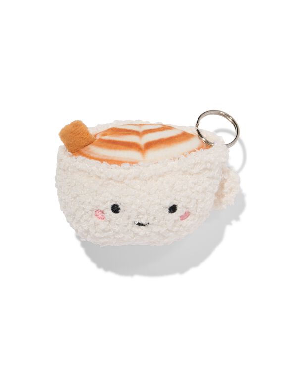 sleutelhanger cappuccino 12cm - 14501626 - HEMA