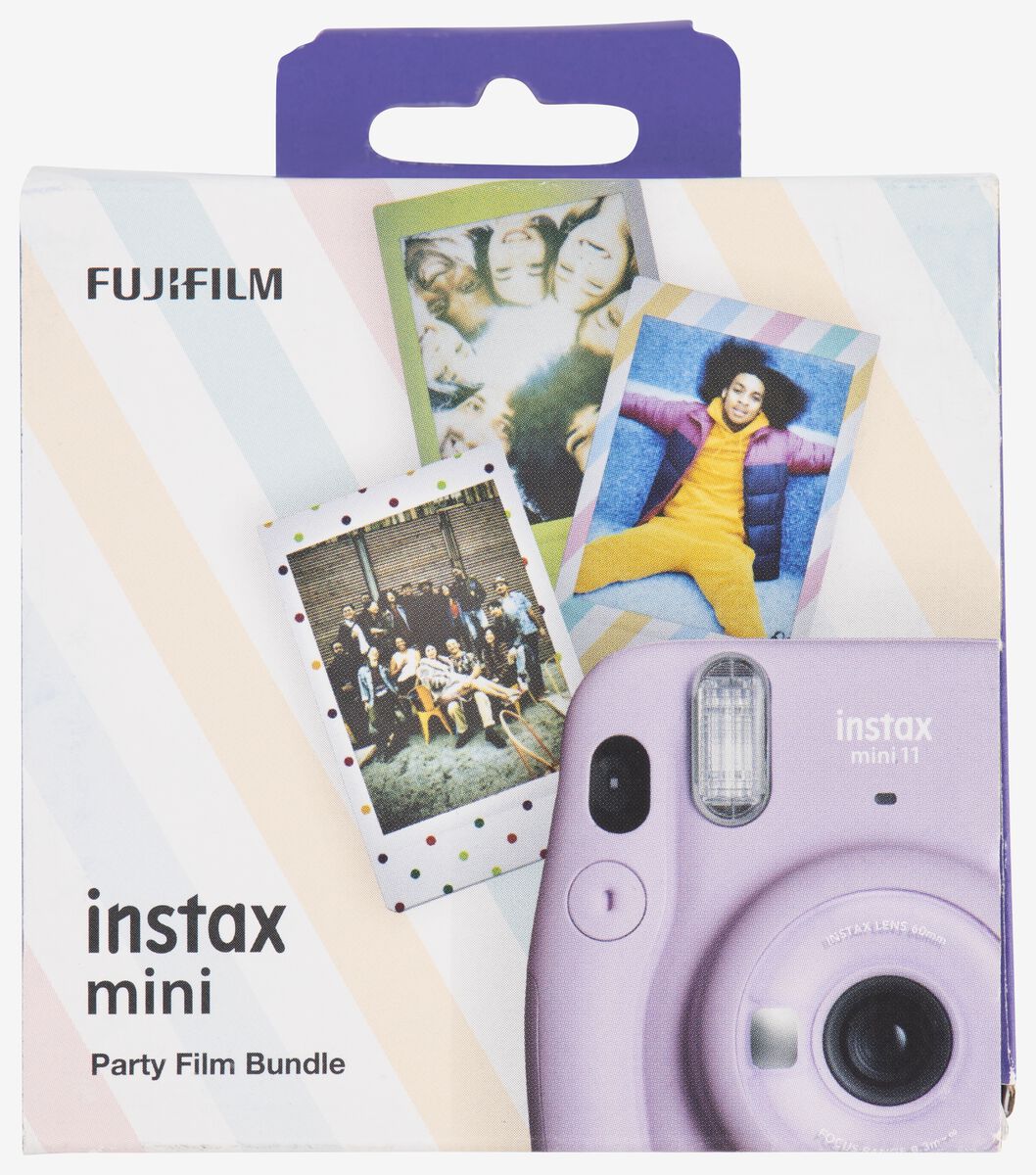 veelbelovend De neiging hebben Nieuwe betekenis Fujifilm instax mini fotopapier party bundel (3x10/pk) - HEMA