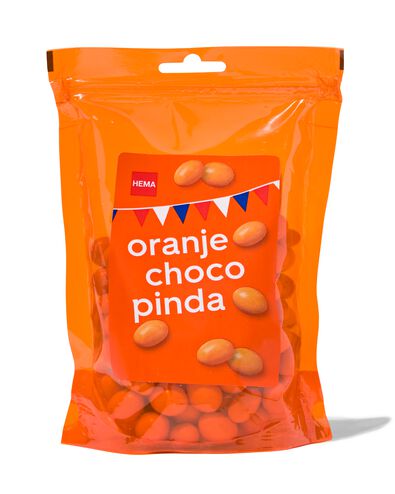 oranje chocolade pinda's 240gram - 10310001 - HEMA