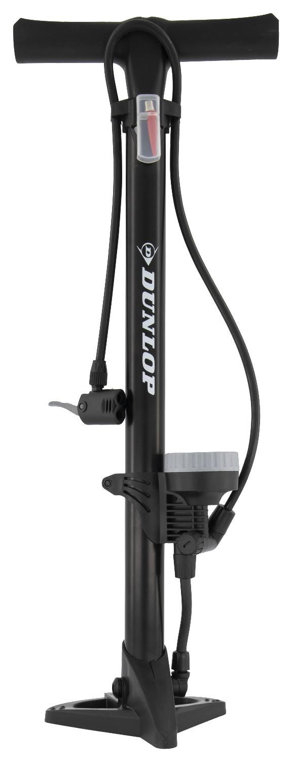 fietspomp met manometer bar Dunlop -