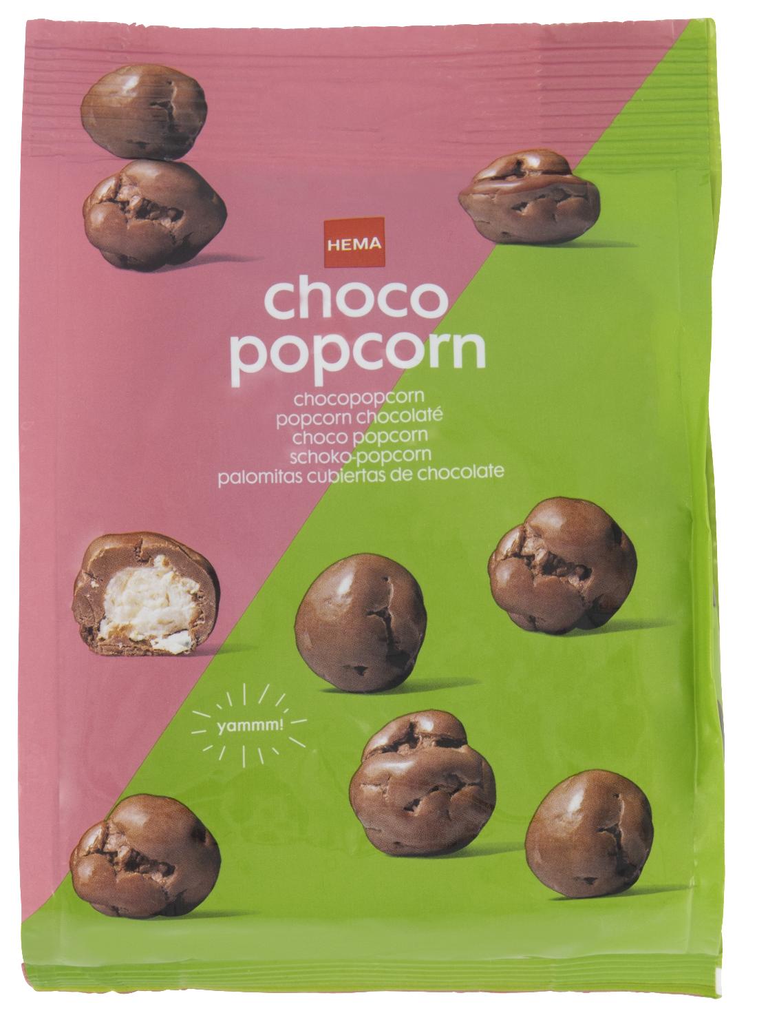 seks rustig aan dun choco popcorn - 120 gram - HEMA