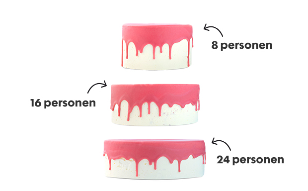 formaten drip cakes HEMA