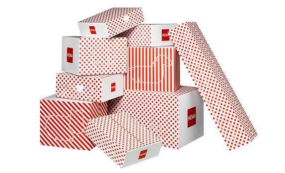 verzenddozen van HEMA