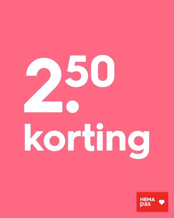 2.50 korting