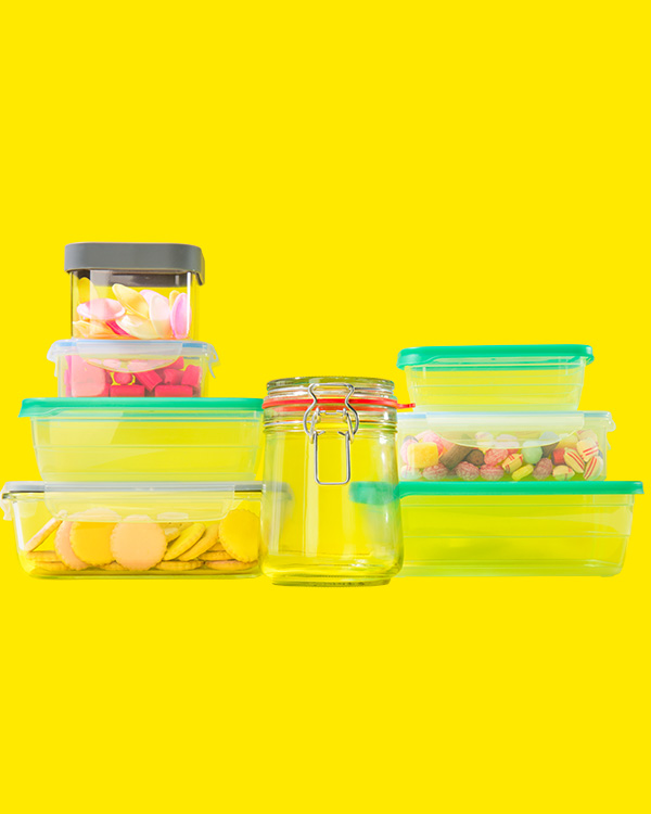 voorraadpotten en vershoudbakjes