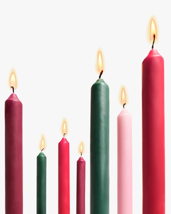 12-pak lange huishoudkaarsen